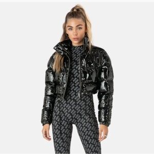 NWOT Adika Black Puffer Jacket